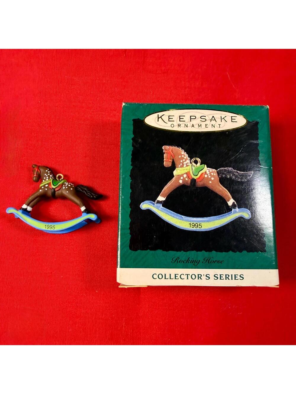 Rocking Horse - Hallmark Miniature Keepsake Ornament - 1995 - 8th in Series